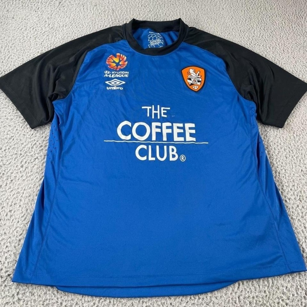 Brisbane Roar FC Soccer Jersey Hyundai A-League Umbro Football Kit Adult Large